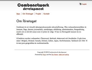Combonetwork development screenshot